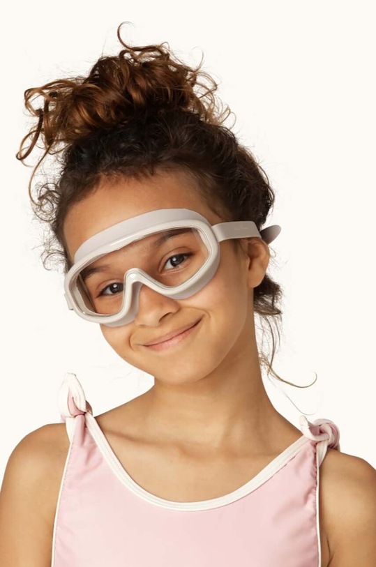 Detské plavecké okuliare Petites Pommes HANS GOGGLES sivá HANS.GOGGLES