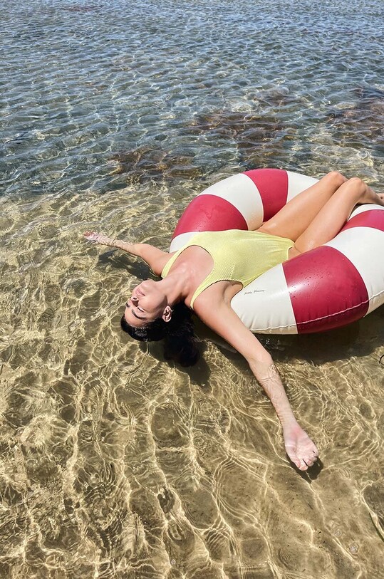 Chłopiec Petites Pommes koło do pływania CELINE 120CM SWIM RING CELINE.120CM czerwony