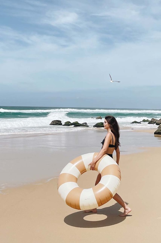 Petites Pommes koło do pływania CELINE 120CM SWIM RING brązowy CELINE.120CM