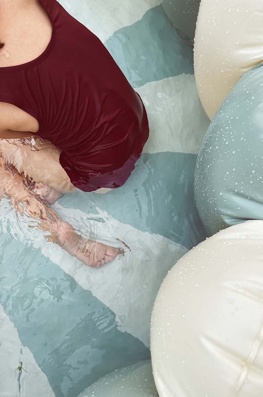 Petites Pommes basen dla dzieci HENRY 160CM X 45CM HENRY.160CM zielony