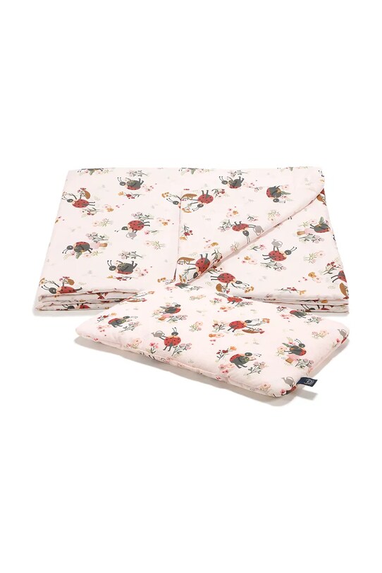 La Millou set de lenjerie de pat din bumbac pentru copii MIRELLA bej 150903.Komplet.Poscieli