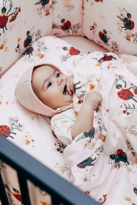 Sada bavlněného dětského povlečení La Millou MIRELLA béžová 150904.Komplet.Poscieli