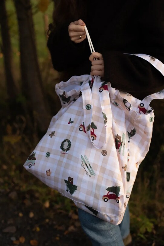 Băieți La Millou geanta WINTER COTTAGE 151118.Torb.Shopper.Ba bej