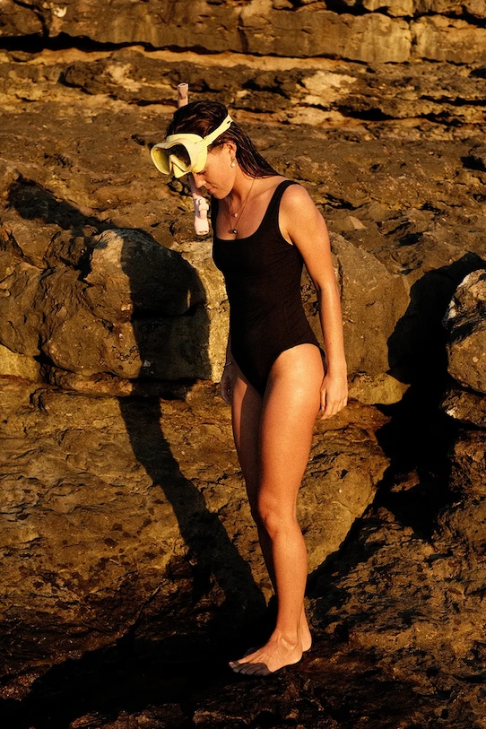 Petites Pommes μάσκα κατάδυσης BETTY SNORKELING SET BETTY.SNORKELING.SET κίτρινο