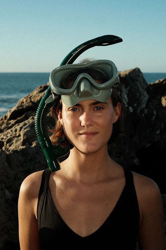 Potápačská súprava pre deti Petites Pommes BETTY SNORKELING SET zelená BETTY.SNORKELING.SET