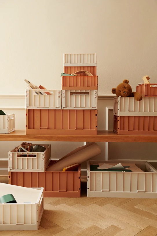 Liewood pojemnik do przechowywania Weston Storage Box L beżowy LW14547.9BYA