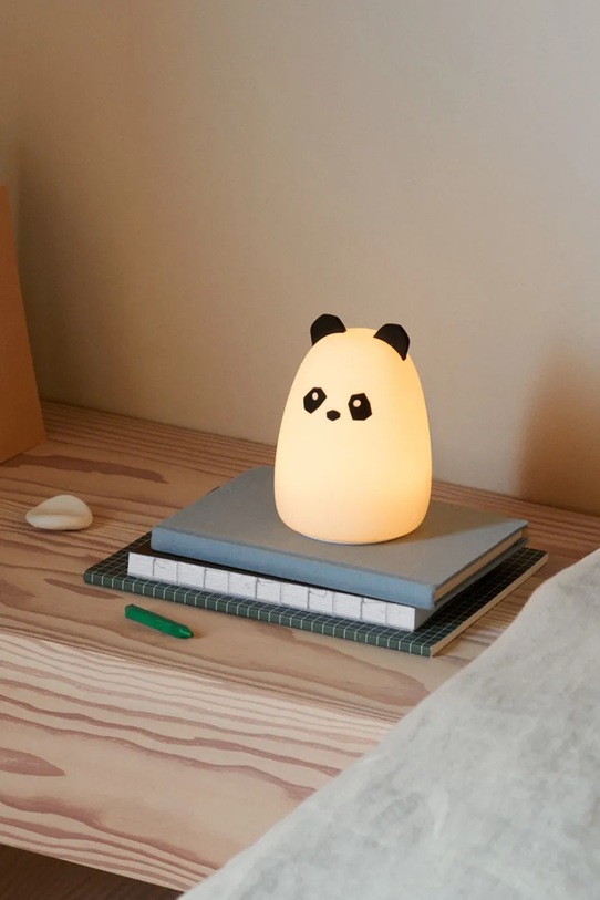 Liewood lampka nocna Winston Panda Night Light biały LW19945.9BYA