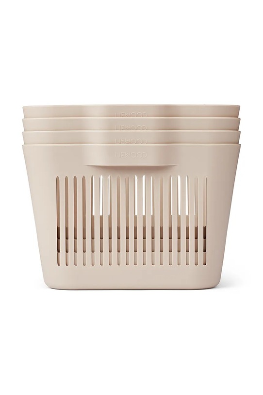 Хлопчик Liewood контейнер для зберігання Makeeva 14,5 x 21,5 x 30 см Basket S (4 шт.) LW17445 бежевий