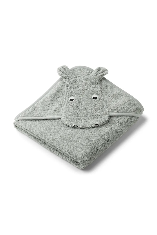 Liewood ręcznik z kapturem Albert Hooded Towel LW14757 niebieski AA00