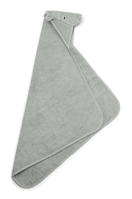Chłopiec Liewood ręcznik z kapturem Albert Hooded Towel LW14757 niebieski