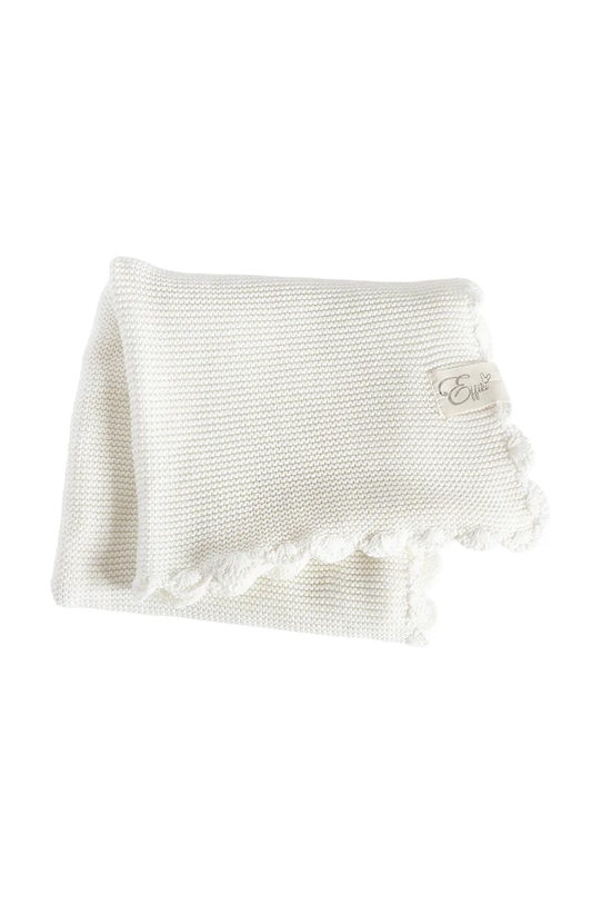 Effiki kocyk niemowlęcy Musz.Kocyk.baw.org.Ecru biały AA00