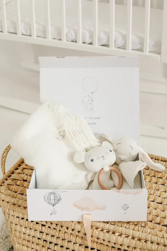 Effiki kocyk niemowlęcy Musz.Kocyk.baw.org.Ecru