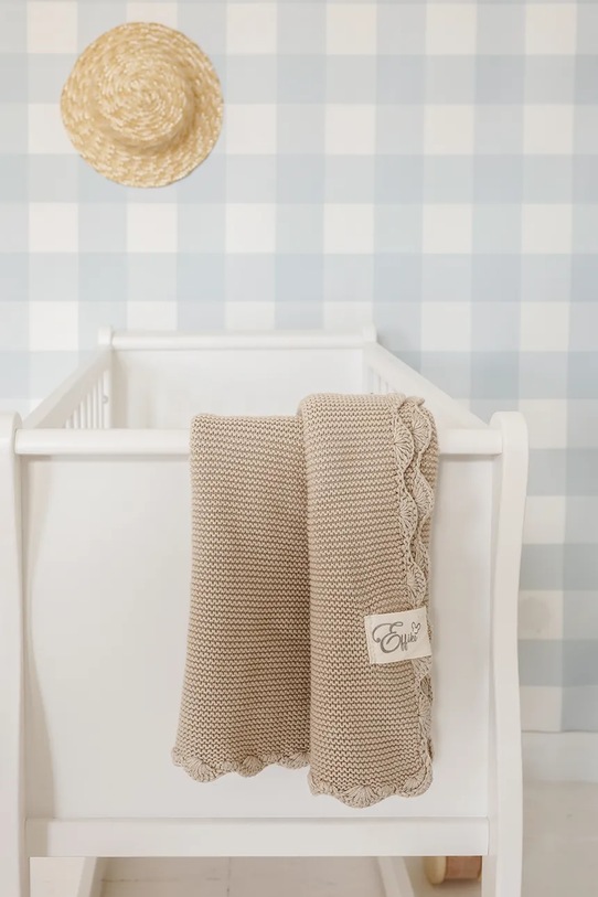 Effiki kocyk niemowlęcy Produkt niemowlęcy beżowy Musz.Kocyk.baw.org.Bez