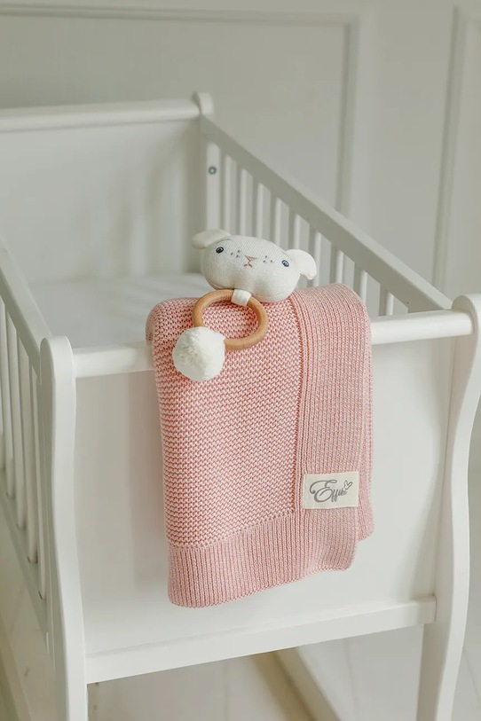 Effiki kocyk niemowlęcy Produkt niemowlęcy różowy Kocyk.baw.or.80.100.roz