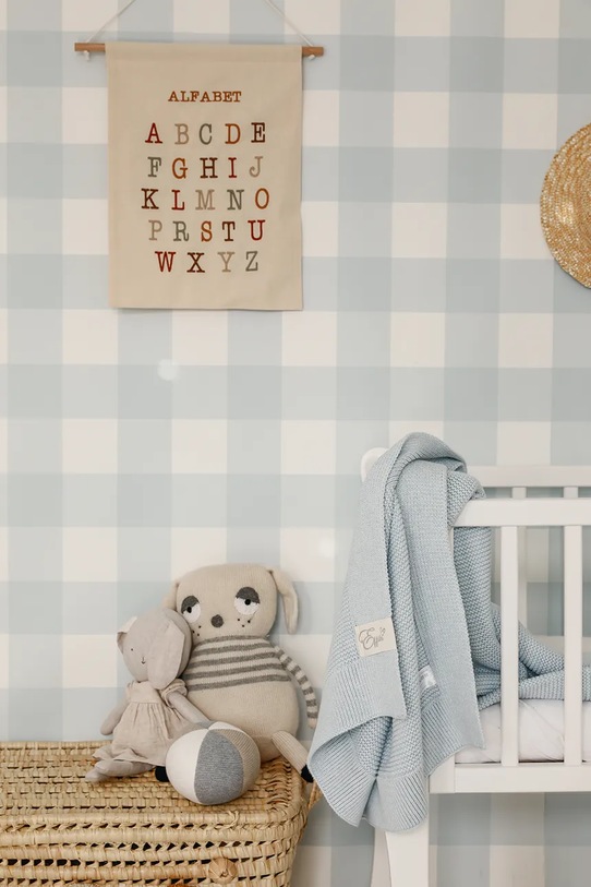 Effiki kocyk niemowlęcy Produkt niemowlęcy niebieski Kocyk.ba.or.80.100.blek