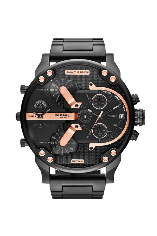 Diesel - Zegarek DZ7312. czarny DZ7312.