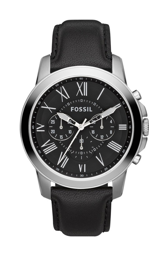 Fossil - Hodinky čierna FS4812IE