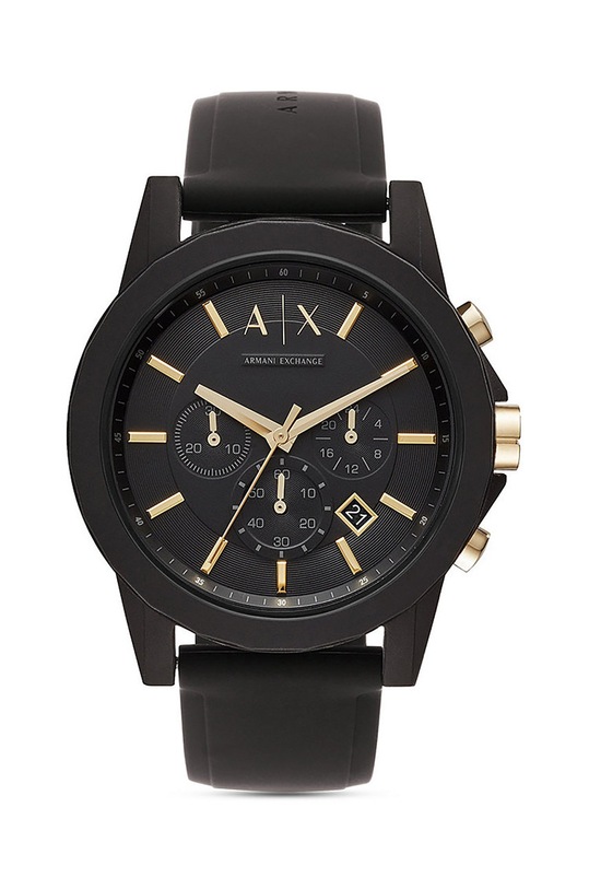 Armani Exchange ura AX7105 AX7105 črna