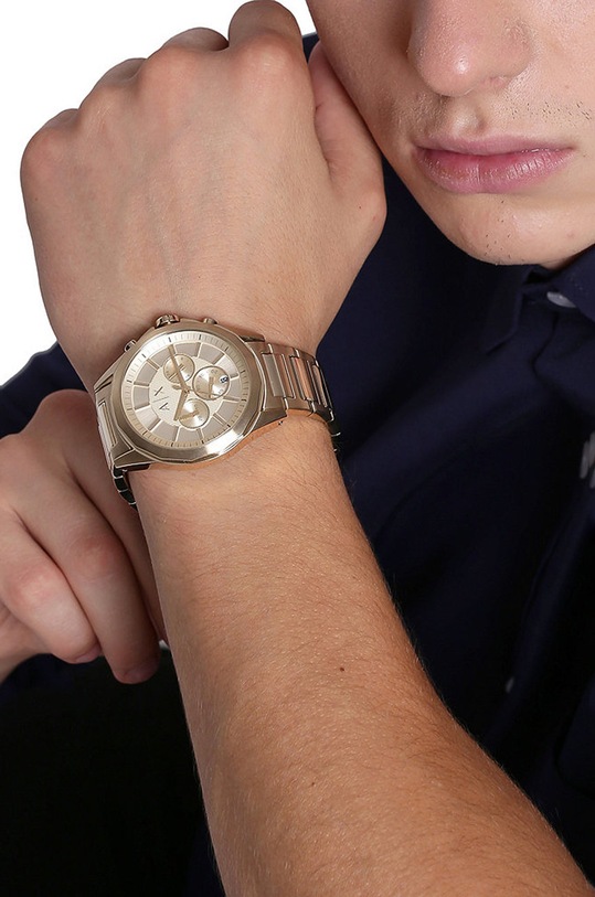 Armani Exchange - Hodinky AX2602 zlatá