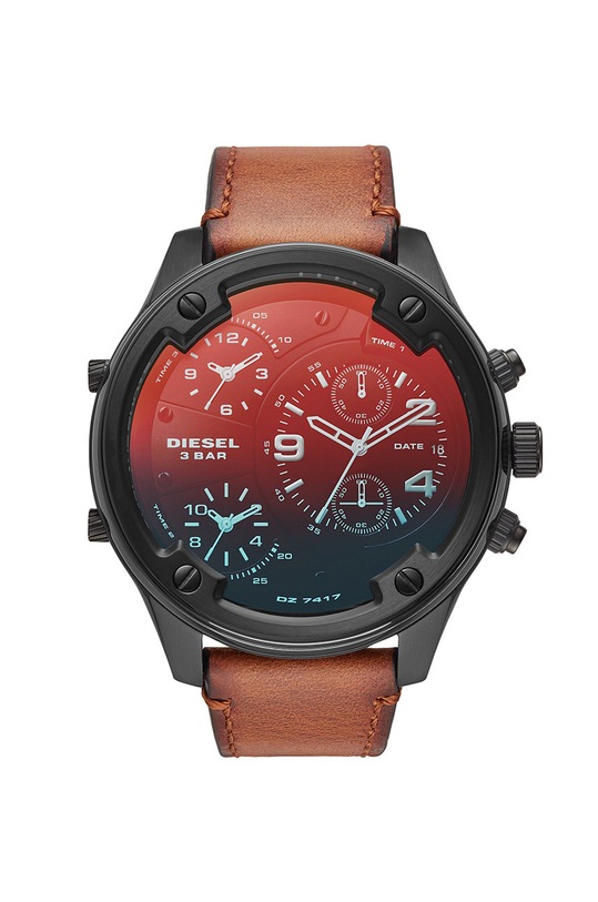 Diesel - Zegarek DZ7417 brązowy DZ7417
