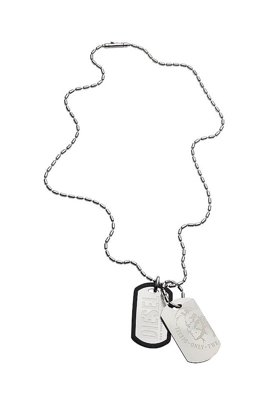 Diesel - Κολιέ DX0011040 ασημί AA00
