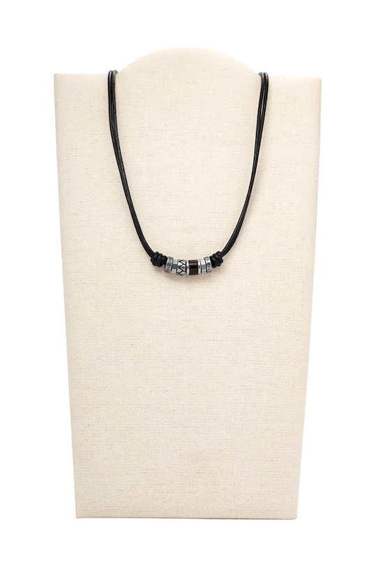 Fossil - Colier JF84068040 negru AA00