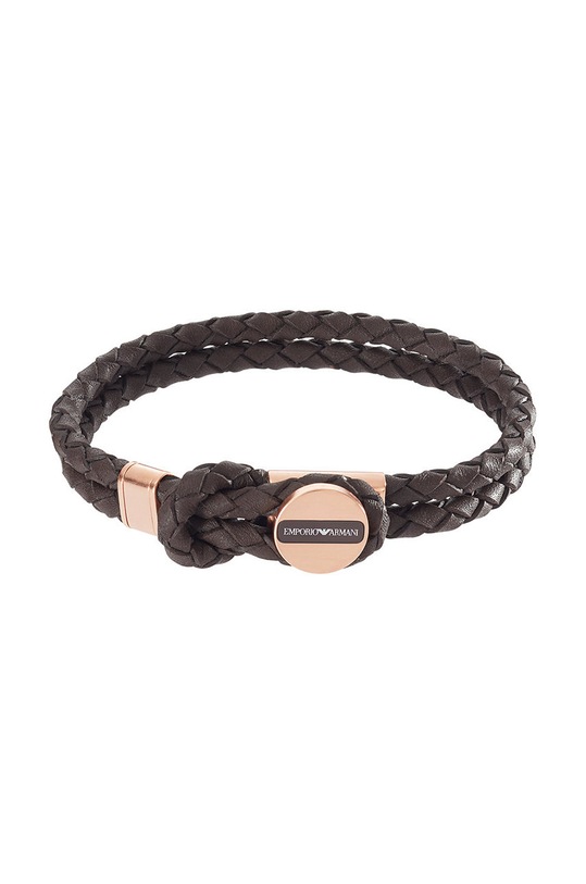 Emporio Armani - Náramok hnedá EGS2177221