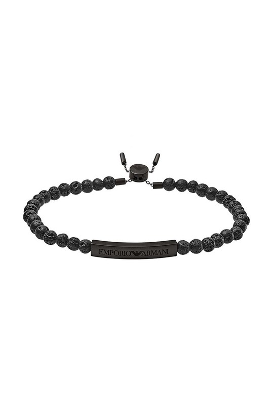 Emporio Armani - Bransoletka EGS2478001 czarny EGS2478001