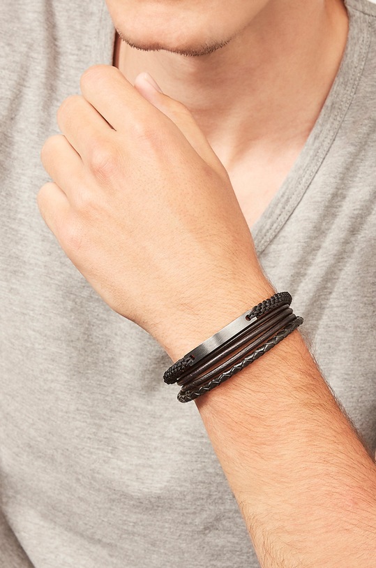 Fossil - Náramok JF02378793 sivá AA00