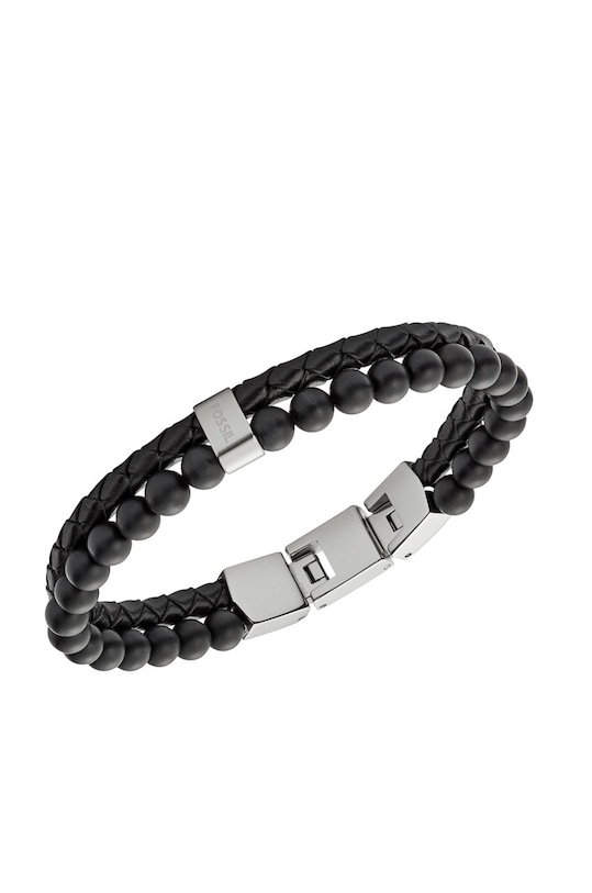 Fossil - Βραχιόλι JF02763040 μαύρο AA00