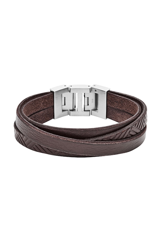 Fossil - Bratara de piele maro JF02999040