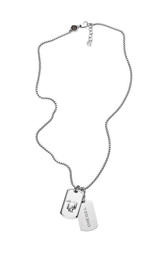 Diesel - Ogrlica DX1210040 srebrna AA00