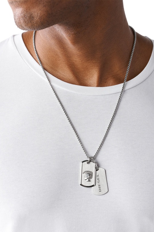 Dodaci Diesel - Ogrlica DX1210040 srebrna