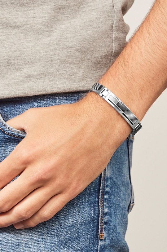 Fossil - Bratara argintiu JF84476040