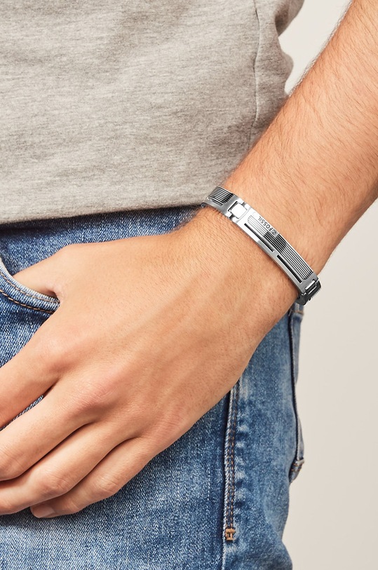 Fossil - Bratara JF84476040 argintiu