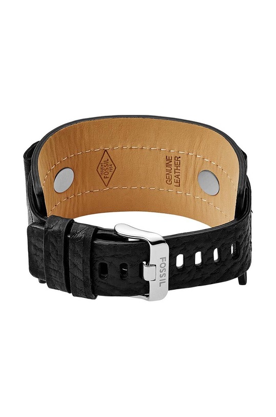 Accesorii Fossil - Bratara de piele JF84816040 negru