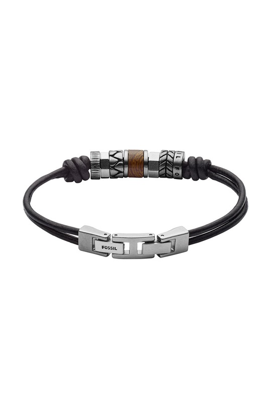 Fossil - Bransoletka JF84196040 JF84196040 czarny AA00