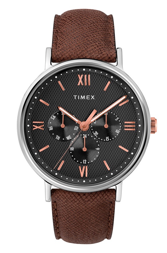 Timex - Годинник TW2T35000 коричневий TW2T35000