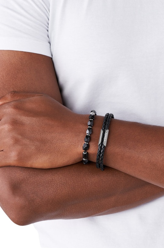 Diesel - Náramky DX1254040 čierna AA00