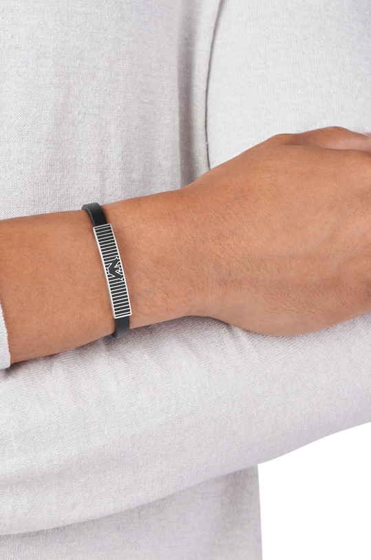 Accesorii Emporio Armani - Bratara EGS2728040 argintiu
