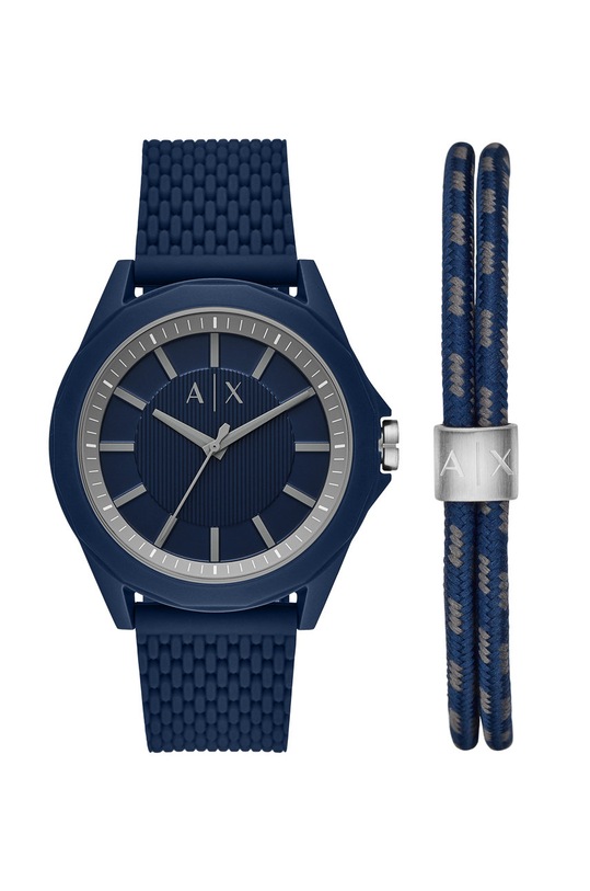 Armani Exchange - Годинник і браслет AX7118 темно-синій AX7118