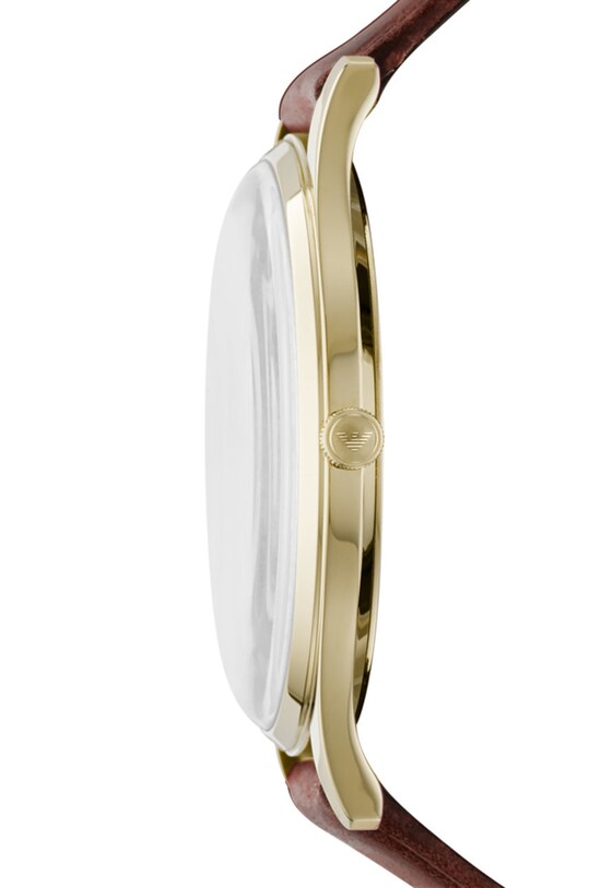 Doplnky Emporio Armani - Hodinky AR11312 AR11312 hnedá