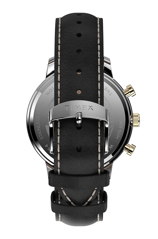 Akcesoria Timex zegarek TW2U39100 Chicago Chronograph TW2U39100 czarny