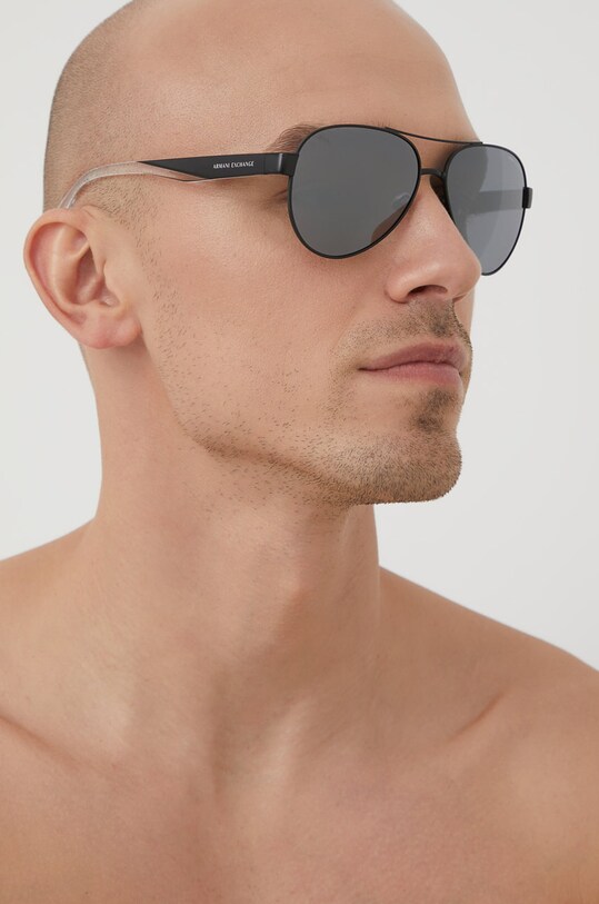 Слънчеви очила Armani Exchange черен 0AX2034S.60636G