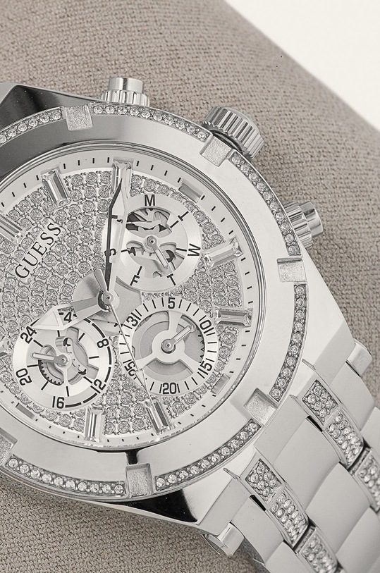 Hodinky Guess GW0261G1 strieborná AA00