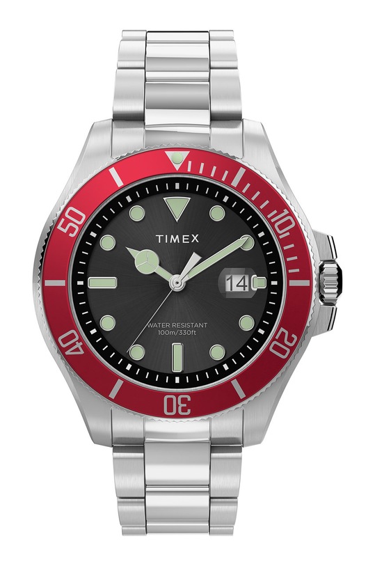 Timex zegarek TW2U41700 Harborside Coast srebrny TW2U41700