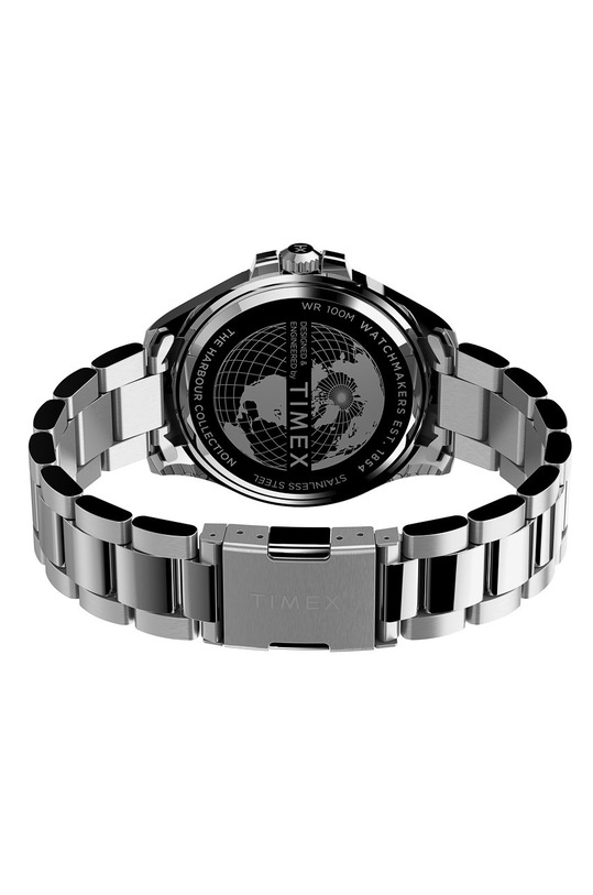 Timex zegarek TW2U41700 Harborside Coast TW2U41700 srebrny