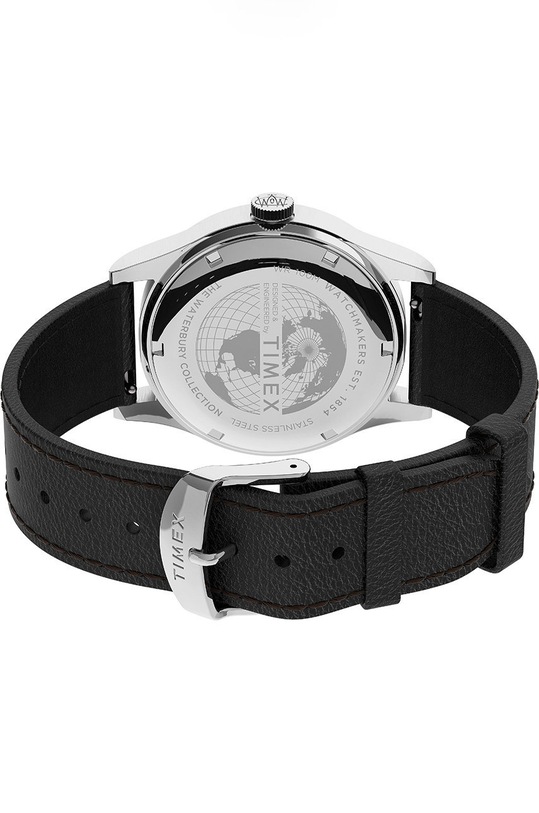 Timex zegarek TW2U90200 Waterbury Traditional Day-Date TW2U90200 srebrny