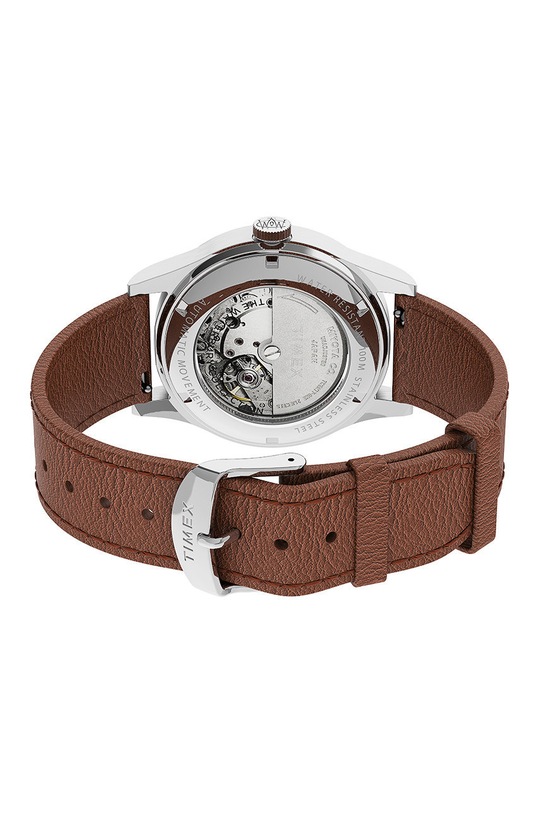 Timex zegarek TW2U91000 Waterbury Traditional Automatic TW2U91000 srebrny