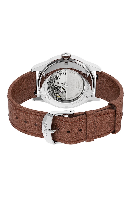 Timex zegarek TW2U91000 Waterbury Traditional Automatic TW2U91000 srebrny